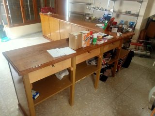 Mostrador de madera