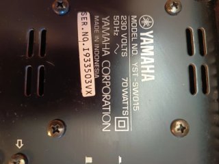 Subwoofer Yamaha YST-SW015