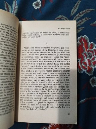 El Anticristo Cómo se filosofa a martillazos