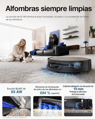 Aspirador Robot Ecovacs X12S OMNICYCLONE