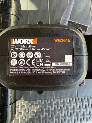 Cortasetos Worx 20V