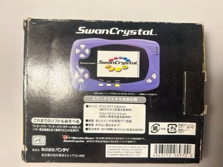 Wonderswan Crystal Azul Completa