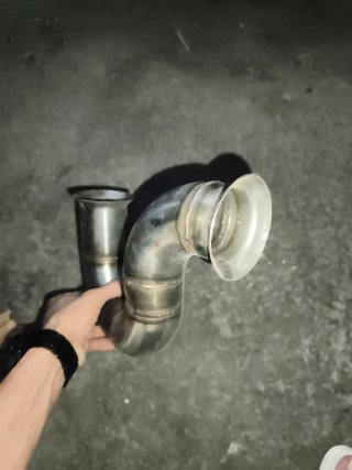 Downpipe Golf 7 Plata