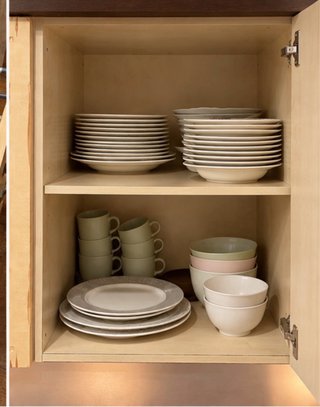 Cocina completa madera y cristal