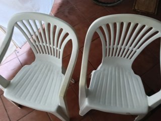Sillas de plástico con brazos para camping