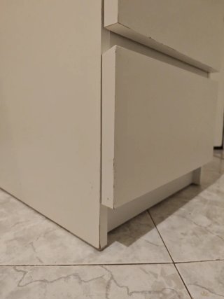 Mesita de noche blanca  Malm 906.253.19