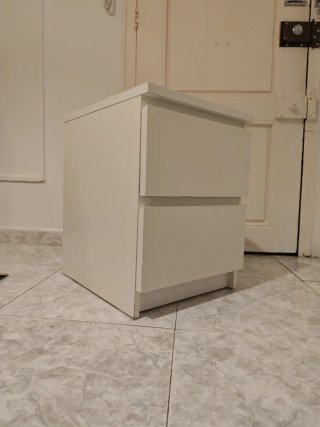 Mesita de noche blanca  Malm 906.253.19