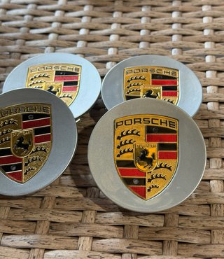 4 Tapas de Rueda Porsche tapacubos llantas
