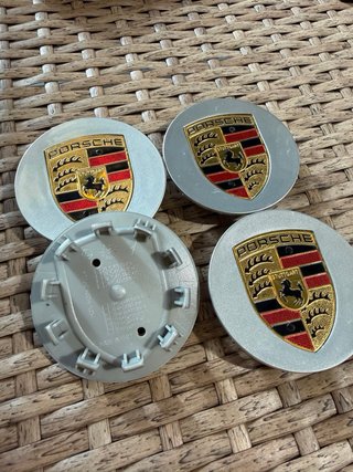 4 Tapas de Rueda Porsche tapacubos llantas