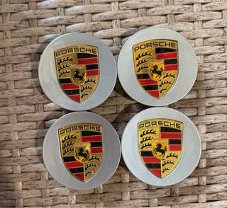 4 Tapas de Rueda Porsche tapacubos llantas