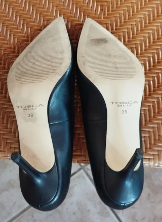 Zapatos de tacón Tosca Blu negros