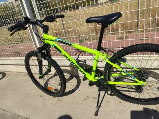Bicicleta Rockrider ST500 Verde lima