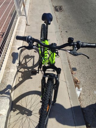 Bicicleta Rockrider ST500 Verde lima