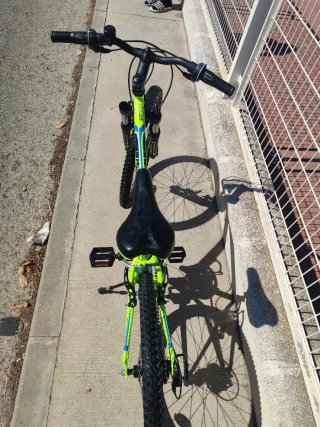 Bicicleta Rockrider ST500 Verde lima