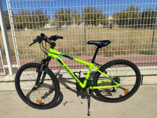 Bicicleta Rockrider ST500 Verde lima