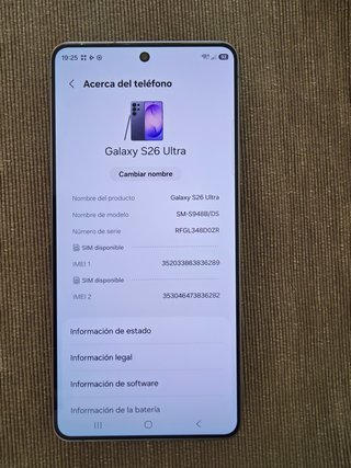 Samsung Galaxy S26 Ultra 512GB violeta cobalto