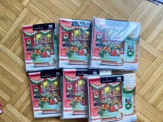 Lote 18 Tarjetas Navidad UK Greetings