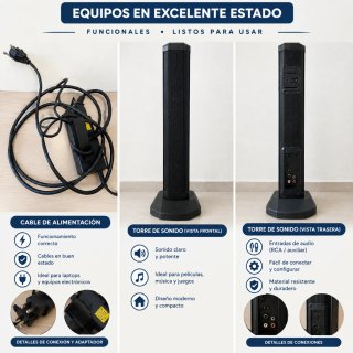 Torre de Sonido Negra