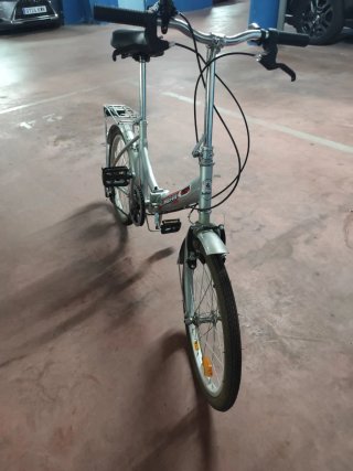 Bicicleta Plegable Urban.concept Plata