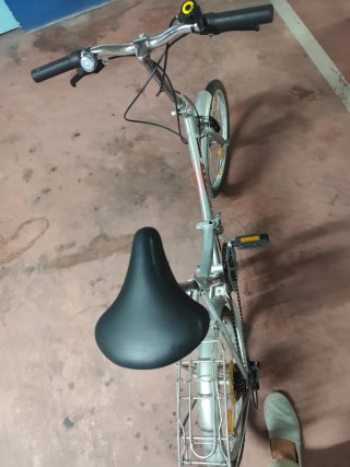 Bicicleta Plegable Urban.concept Plata
