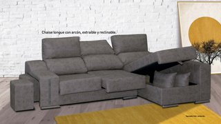 Sofá Chaise Longue Tela Oferta