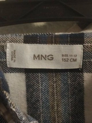 Camisas cuadros niño manga larga