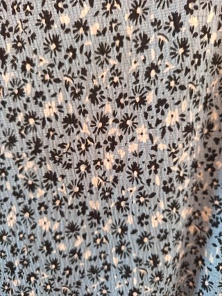 Vestido largo estampado floral azul Talla L