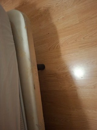 Cama 135cm Ratán y Madera