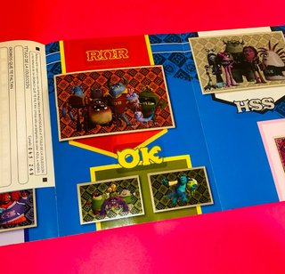 ALBUM COMPLETO MONSTRUOS S.A PANINI