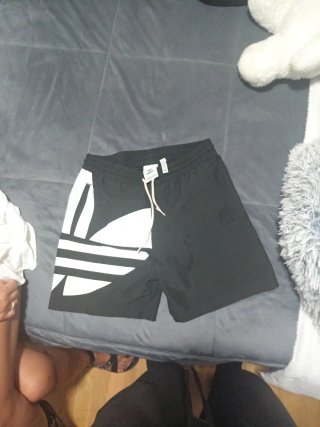 Bañador Adidas Negro Logo Grande