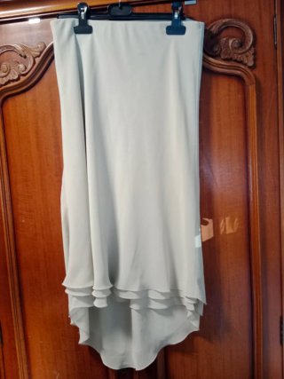 Falda Mango beige