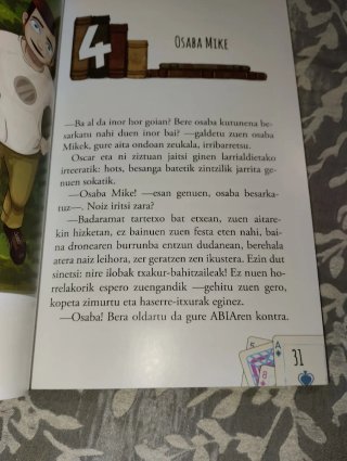 Konjuru eskarlata : Txano eta Oscar