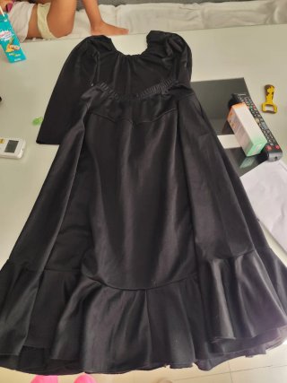 Traje de Flamenco Negro talla 8