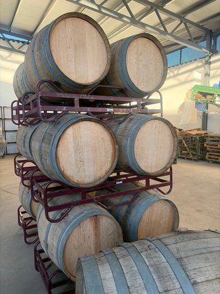 Barricas de vino de roble