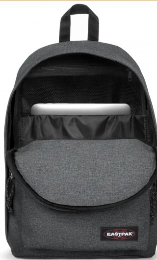 Mochila Eastpak gris oscura para portátil