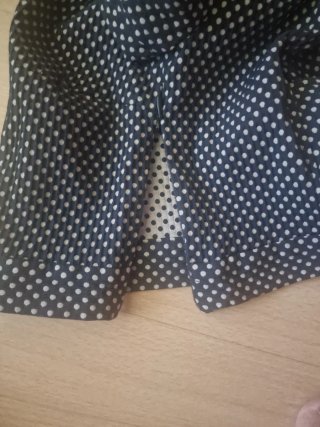 Blusa de manga larga con lunares