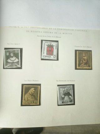 Lote Sellos España 1963 Coronación Ntra. Sra.