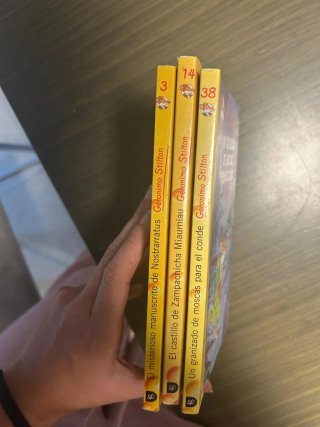 3 libros: Geronimo Stilton