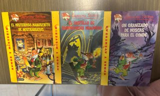 3 libros: Geronimo Stilton