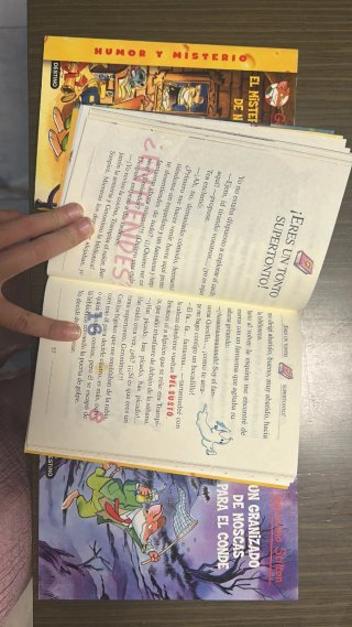 3 libros: Geronimo Stilton