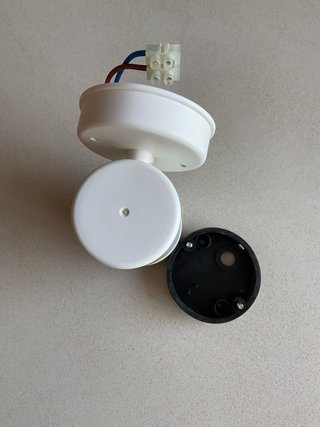 Foco LED de pared blanco PVC