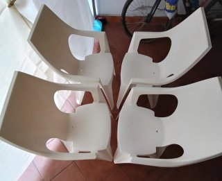 Sillas de plástico con brazos para camping