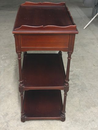 Mesita Auxiliar Vintage Madera Cajón