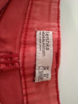 Pantalón corto vaquero Bershka mujer talla 34