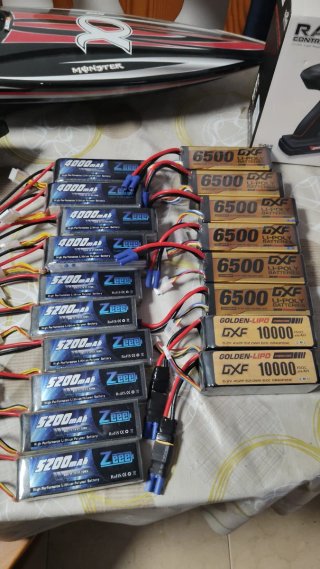 Lancha RC Sonicwake 36 V3 8S agosto 2026 +4 lipos