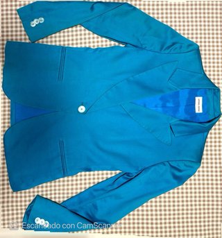 Traje Sastre Antonio Pernas Azul Turquesa T-40