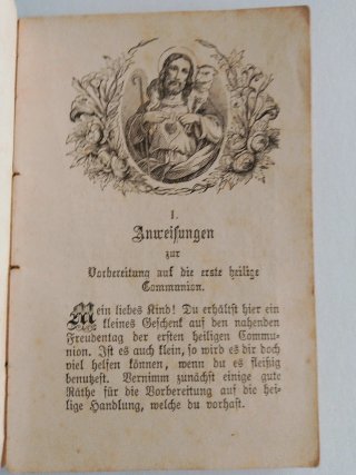 Librito antiguo Alemán 1871 - (tiene 150 años)