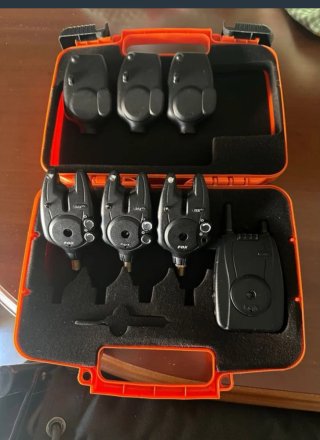 Alarmas Fox para pesca (Set de 3 + Receptor)