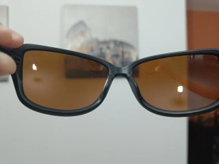 Gafa Oakley Cohort Polished Black con lentes ambar