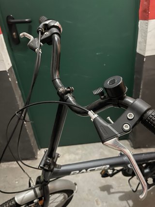 Bicicleta plegable Racer gris oscuro nueva